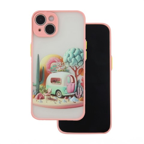 Nakładka Ultra Trendy do iPhone 14 Pro 6,1" Travel różowa