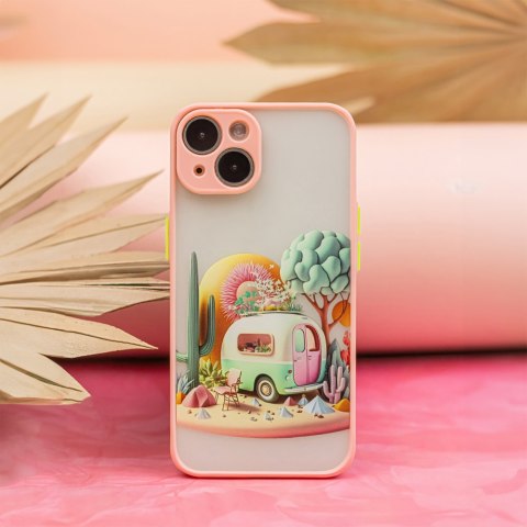 Nakładka Ultra Trendy do iPhone 14 Pro 6,1" Travel różowa