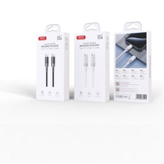 XO kabel NB-Q282B PD USB-C - USB-C 1,0m 60W czarny