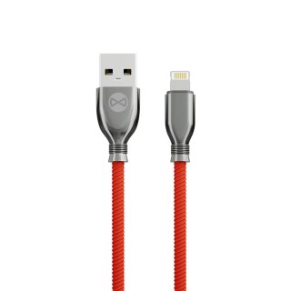 Forever kabel Tornado USB - Lightning 1,0 m 3A czerwony