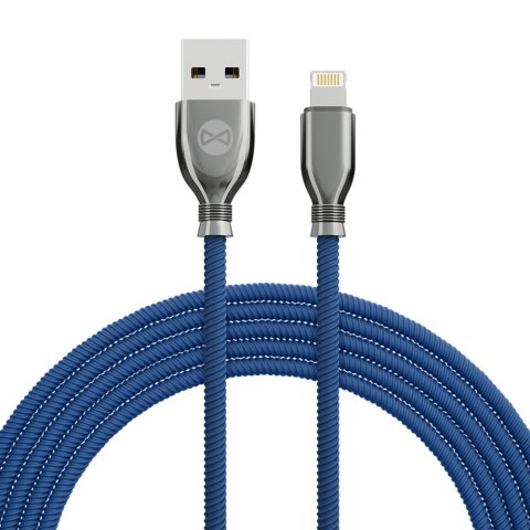 Forever kabel Tornado USB - Lightning 1,0 m 3A granatowy