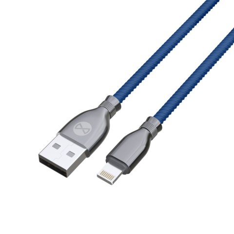 Forever kabel Tornado USB - Lightning 1,0 m 3A granatowy