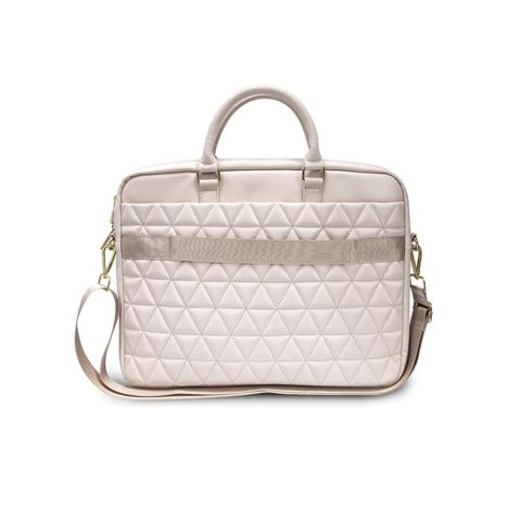 Guess torba do laptopa GUCB15QLPK 15" różowa Quilted