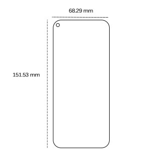 Szkło hartowane 2,5D do Huawei P40 Lite E / P40 Lite / Y7p / Honor 9C / Samsung Galaxy A51 / A51 5G