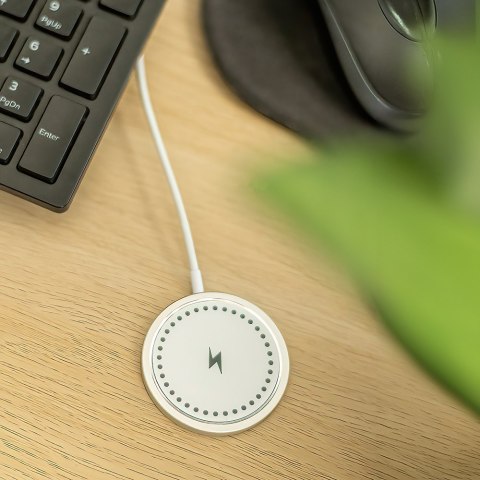 Maxlife ładowarka bezprzewodowa magnetyczna MXWC-05 15W biała