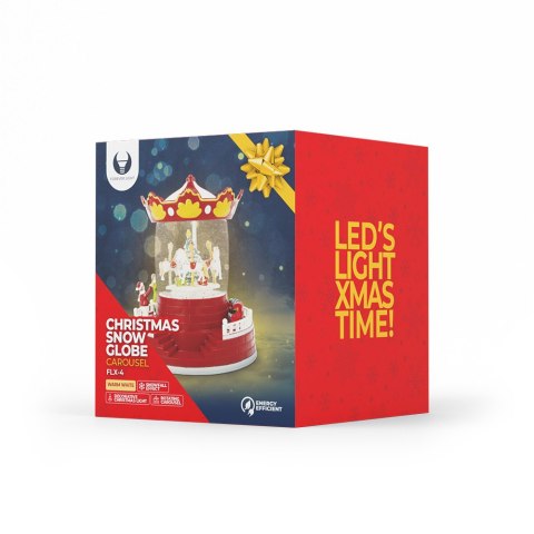 Świąteczna Śnieżna KARUZELA FLX-4 Forever Light