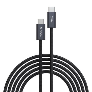 Devia kabel Extreme EC652 PD USB-C - USB-C 2,0 m 240W czarny