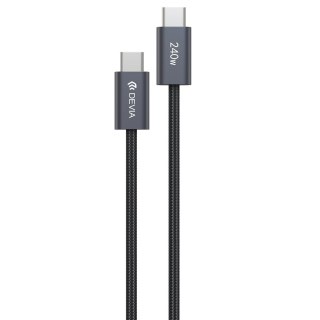 Devia kabel Extreme EC652 PD USB-C - USB-C 2,0 m 240W czarny