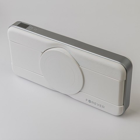 Forever power bank bezprzewodowy MATB-300 10000 mAh 3w1 biały