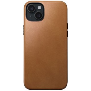 Nomad Modern Leather etui do iPhone 15 Plus 6,7" jasnobrązowe
