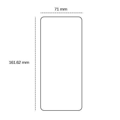 Szkło hartowane 2,5D do T Phone 2 Pro