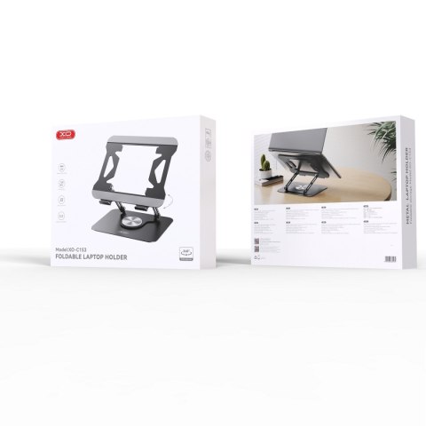 XO uchwyt podstawka C153 czarna do laptopa max 17,3"