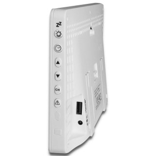 Stacja pogodowa SMART z kolorowym wyświetlaczem Biała TUYA LTC