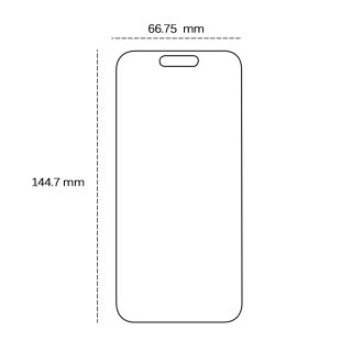 Szkło hartowane 2,5D do iPhone 16 Pro / 17 / 17 Pro