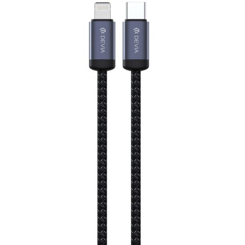 Devia kabel Gracious EC645 PD USB-C - Lightning 1,0 m 27W 3A czarny