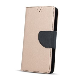 Etui Smart Fancy do iPhone 16 6,1" złoto-czarne