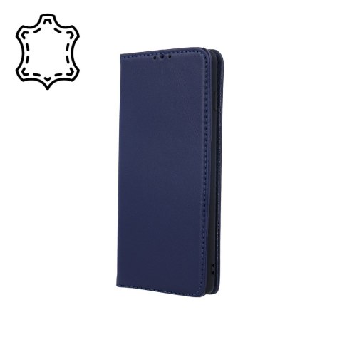 Etui skórzane Smart Pro do iPhone 16 Plus 6,7" granatowe
