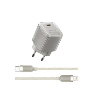 WIWU ładowarka Jello 20W GaN Charger Sets Wi-U016 C-L, EU Plug