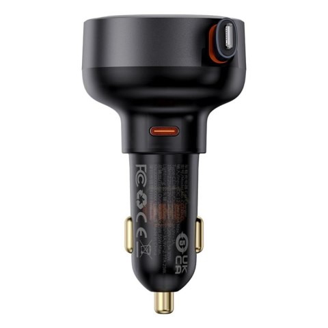 Baseus ładowarka samochodowa PD Enjoyment Pro Car Charger + kabel USB-C 55W czarna