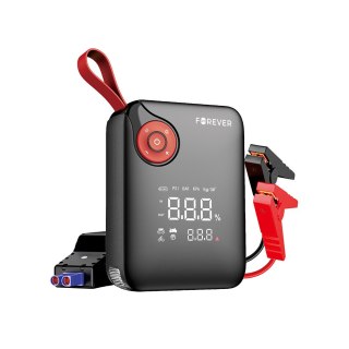 Forever jump starter 4w1 JS-400 26,64Wh czarno-czerwony