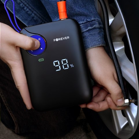 Forever jump starter 4w1 JS-400 26,64Wh czarno-czerwony