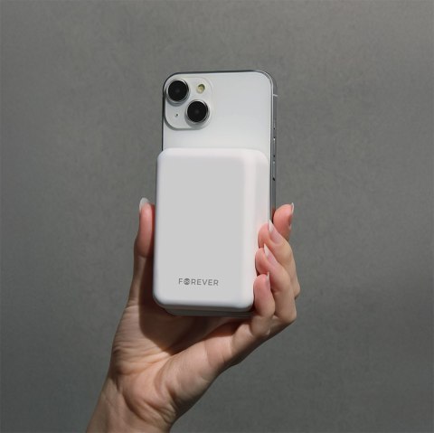 Forever power bank bezprzewodowy MATB-400 20W 10000 mAh biały