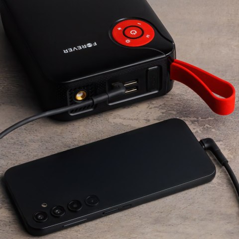 Forever jump starter 4w1 JS-400 26,64Wh czarno-niebieski
