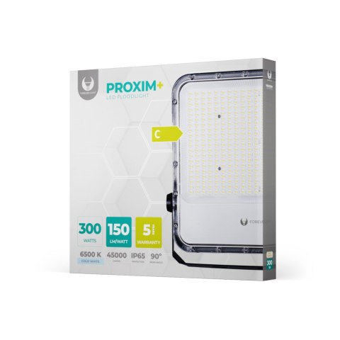 Naświetlacz LED PROXIM+ 300W 6500K 45000lm 230V IP65 Forever Light 150lm/W 5 lat gwarancji