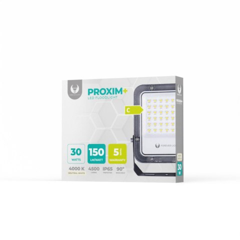 Naświetlacz LED PROXIM+ 30W 4000K 4500lm 230V IP65 Forever Light 150lm/W 5 lat gwarancji