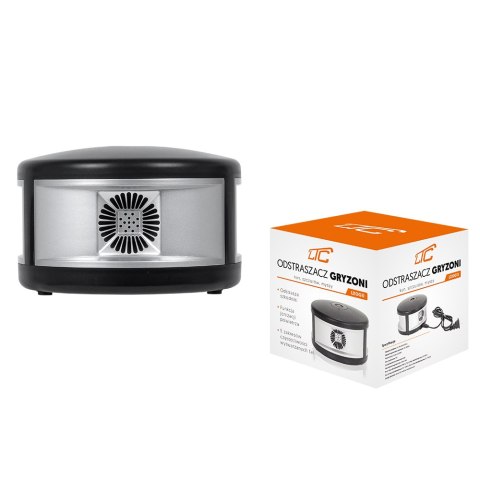 Odstraszacz kun, myszy, szczurów, gryzoni 5 zakresów częstotliwości zasięg do 100m2 230V LTC