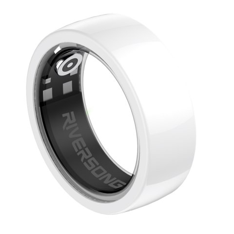 Riversong smart ring Trinity biały SR01 rozmiar 8 średnica wew 18mm