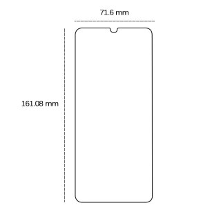Szkło hartowane 2,5D do Realme C61