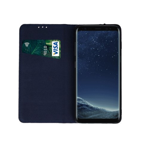 Etui skórzane Smart Pro do Samsung Galaxy A16 4G / A16 5G granatowe