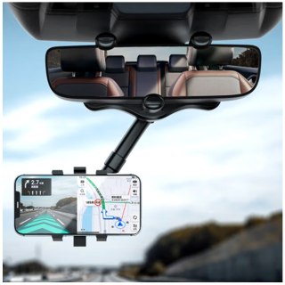 XO uchwyt samochodowy C115 czarny na wsteczne lusterko