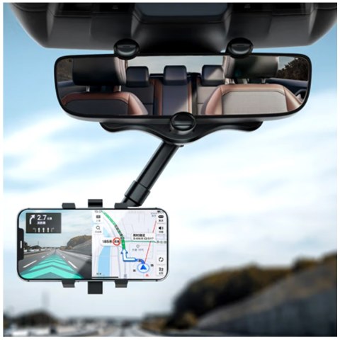 XO uchwyt samochodowy C115 czarny na wsteczne lusterko