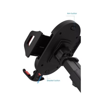 XO uchwyt samochodowy C39 czarny z przyssawką