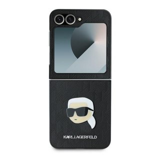 Karl Lagerfeld nakładka do Samsung Galaxy Z Flip6 KF002199 czarna Saffiano Monogram