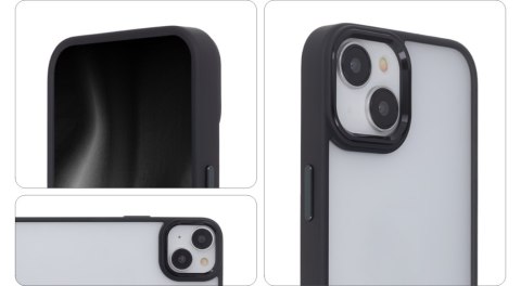 Nakładka Satin Elegant Matt iPhone 16 Plus czarna