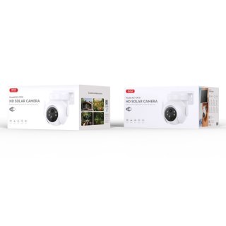 XO kamera CR10 Wifi IP zasilanie solarne biała 7800mAh 2K