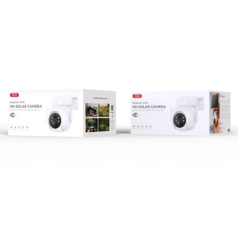 XO kamera CR10 Wifi IP zasilanie solarne biała 7800mAh 2K