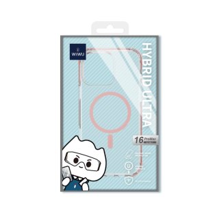 WIWU nakładka Hybrid Ultra do iPhone 16 6,1" różowa HCC-203