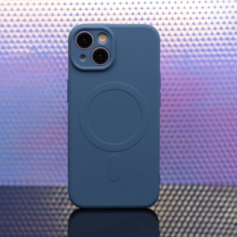 Nakładka Simple Color Mag do Samsung Galaxy A55 5G granatowa