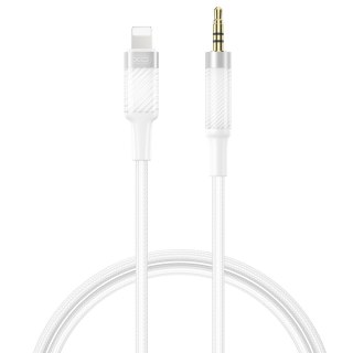 XO kabel audio NB-R279A Lightning - jack 3,5mm 1,0m biały