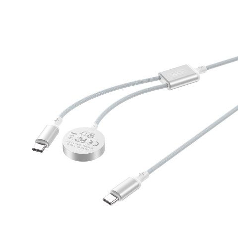 XO ładowarka bezprzewodowa indukcyjna CX030 biała do Apple Watch z kablem USB-C -USB-C
