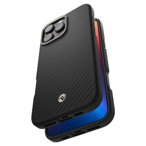 Spigen nakładka Enzo Aramid Mag MagSafe do iPhone 16 Pro Max 6,9" czarna