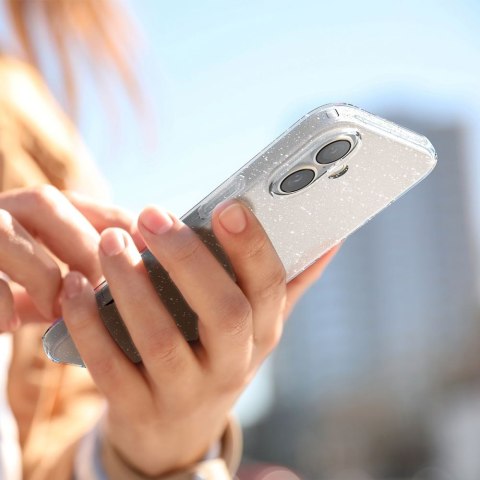 Spigen nakładka Liquid Crystal do iPhone 16 6,1" glitter crystal