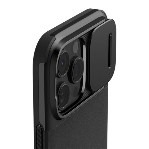 Spigen nakładka Optik Armor Mag MagSafe do iPhone 16 Pro 6,3" czarna