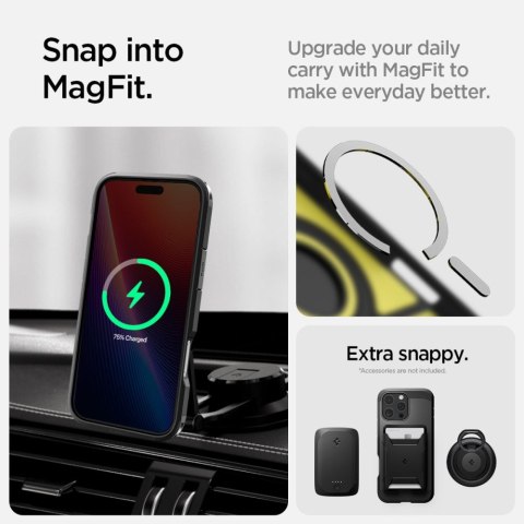 Spigen nakładka Tough Armor Mag MagSafe do iPhone 16 Pro 6,3" czarna