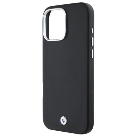 BMW nakładka do iPhone 16 Pro Max 6,9" BMHMP16X23PUFWK Hardcase Sign Full Wrapped Metal MagSafe czarna