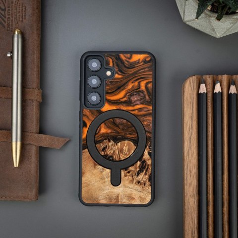 Bewood nakładka Unique do Samsung Galaxy A55 5G Orange z MagSafe